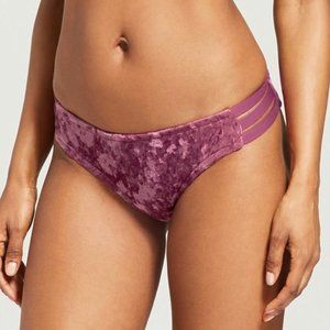 Mossimo Velvet Strappy Hipster Bikini Bottom Size Small